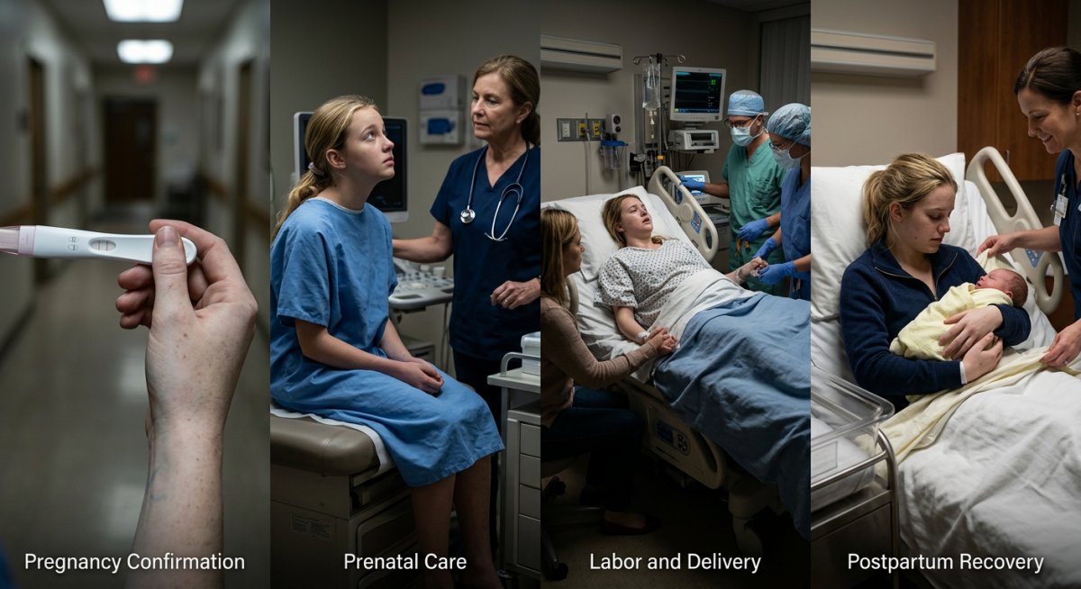 Подростковая беременность: от подтверждения беременности до послеродового восстановления