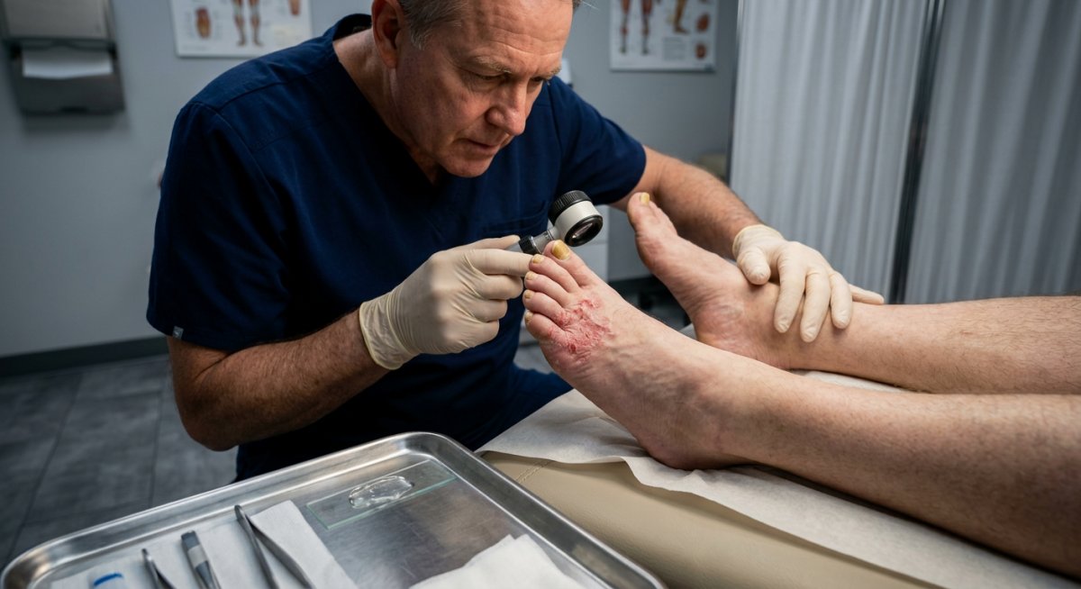 Грибок стопы: полное руководство по диагностике, лечению и профилактике