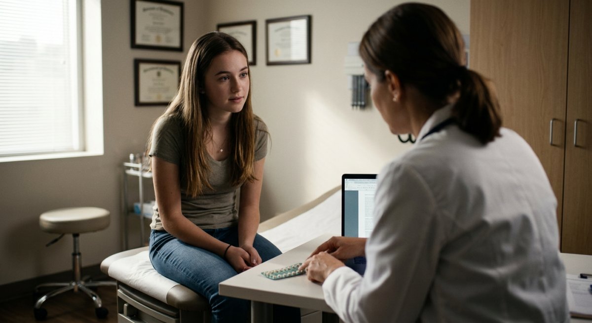 Решение проблемы обильных менструаций у подростка с гиперплазией эндометрия