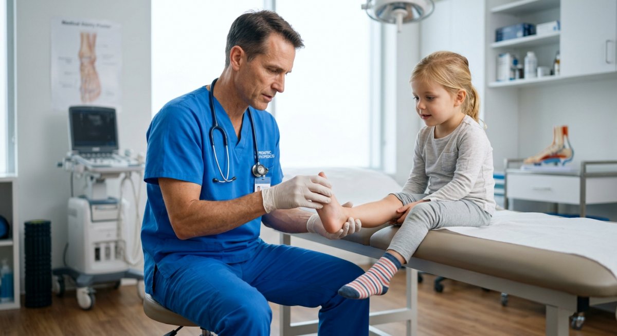 Пяточная стопа у ребенка: как вернуть ножкам правильное положение