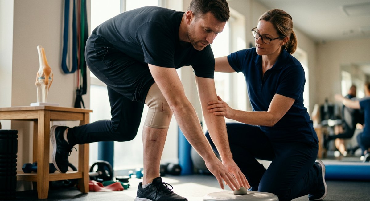 Восстановление колена после травмы мениска с помощью лечебной физкультуры