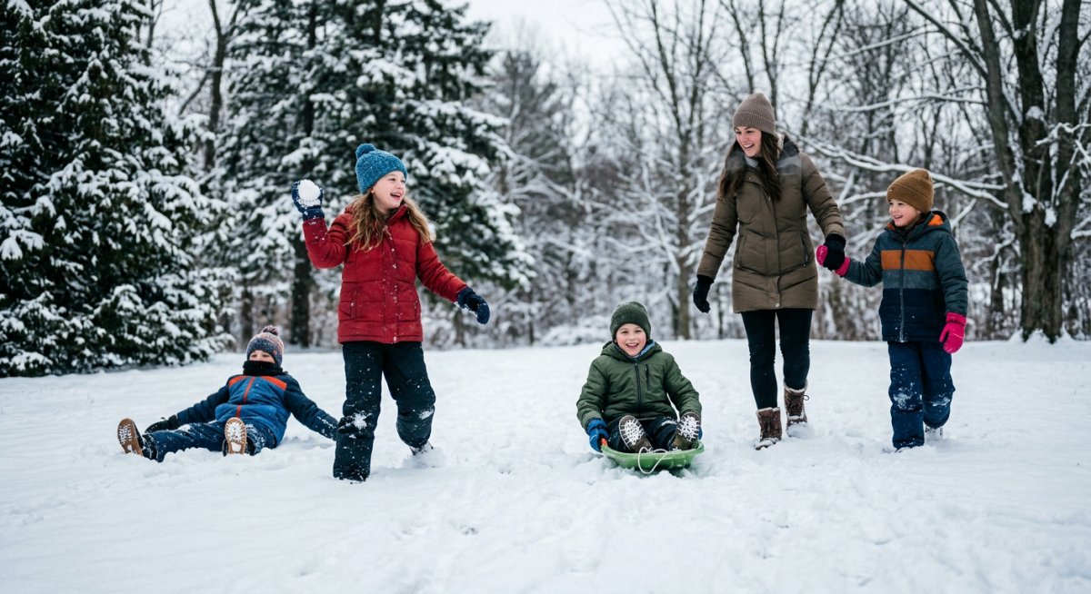 Физическая активность детей зимой: как поддерживать в холодное время года