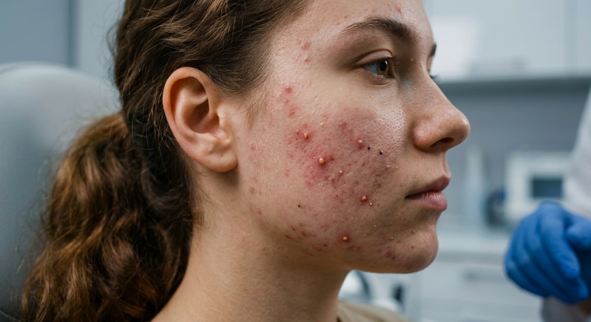 Угревая сыпь (акне): причины, виды, лечение и уход за кожей