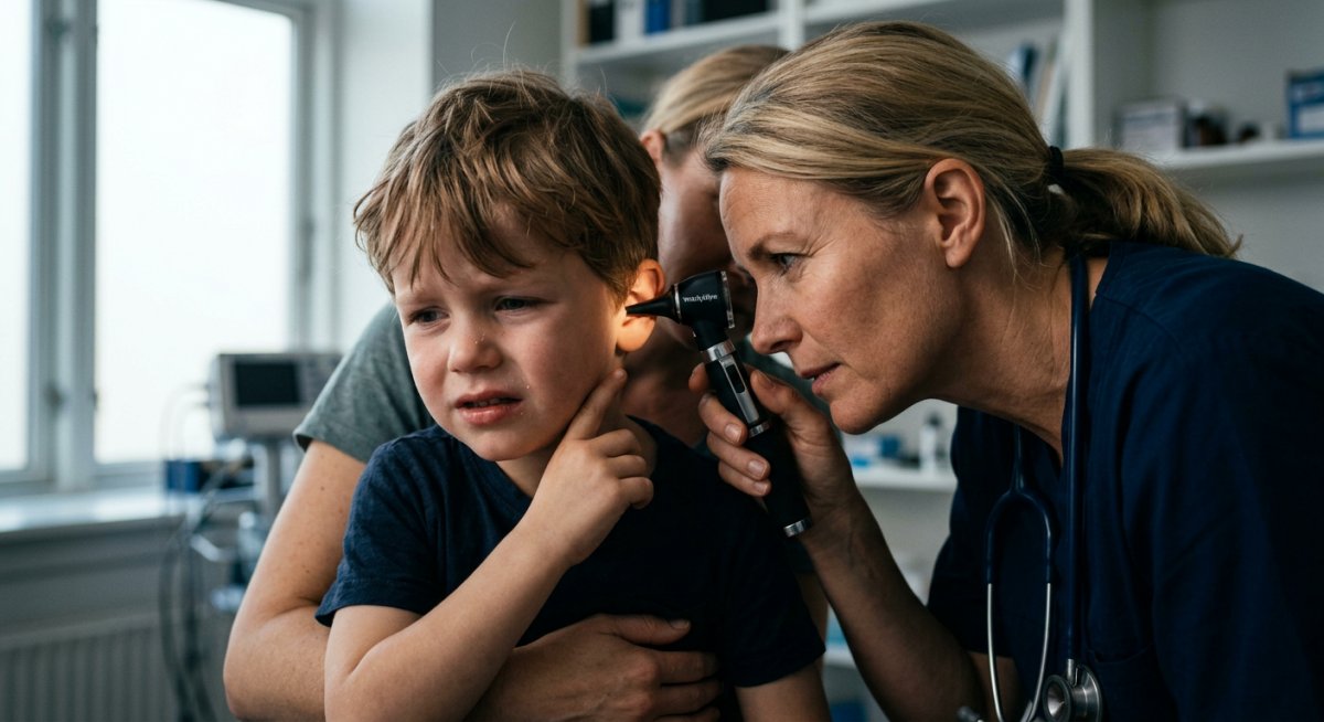 Острый средний отит у детей: симптомы, причины, диагностика и лечение